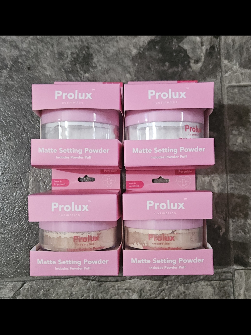 Prolux Matte Setting Powder — Translucent & Porcelain 1.35oz BNIB - Picture 2 of 3
